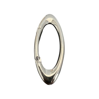 Breloc oval, design original, multifuncțional pentru alpinism; Material: aliaj; Tratament: placare electrolitică; Marcă: ironworks; Model: Cruce/Coroană/Cifre romane
