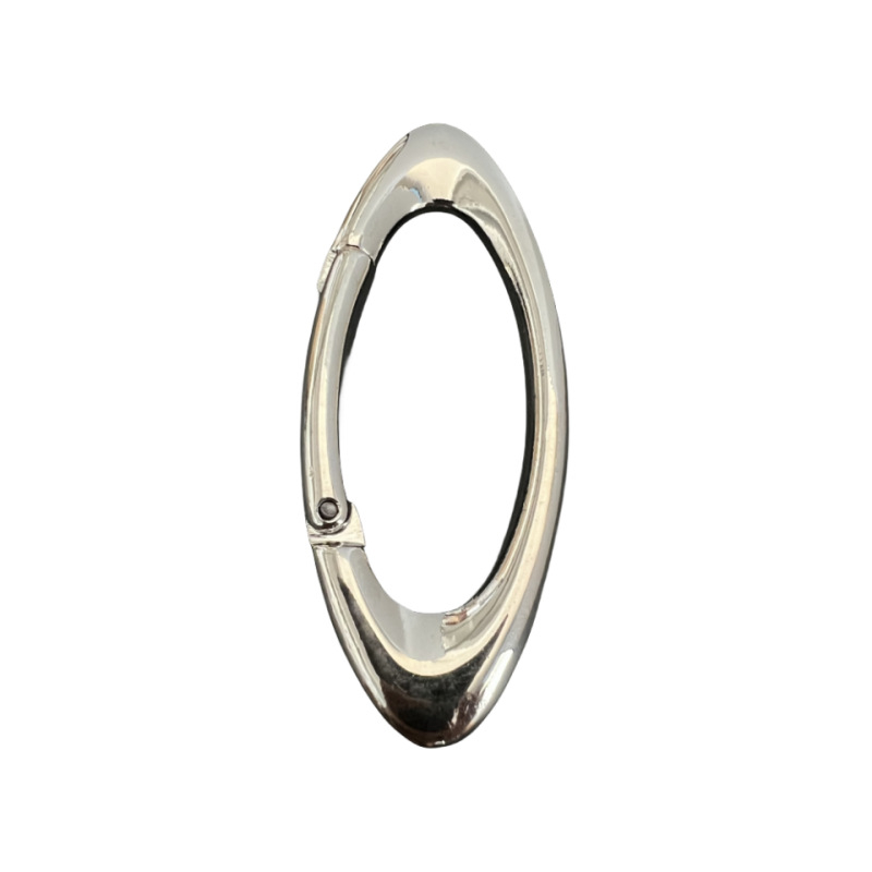 Breloc oval, design original, multifuncțional pentru alpinism; Material: aliaj; Tratament: placare electrolitică; Marcă: ironworks; Model: Cruce/Coroană/Cifre romane