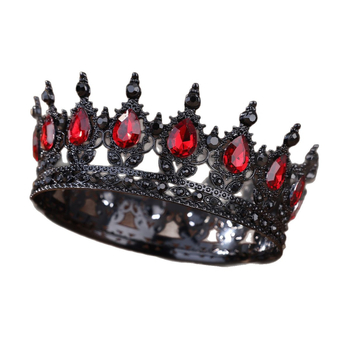 Coroană pentru cap, aliaj, cristale albe, unisex, Tuan Ming