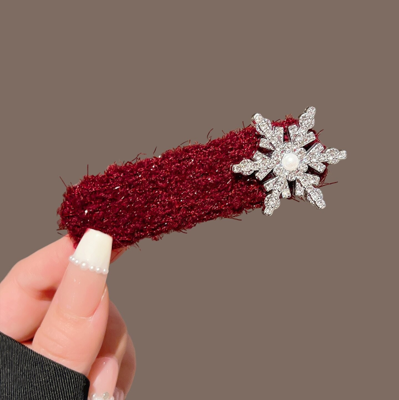 Sweet Pistil Hajcsat, textile anyagból, kézzel készített, Stílus: törött hajcsat, Nőknek