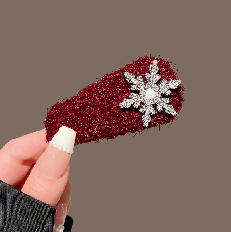 Sweet Pistil Hajcsat, textile anyagból, kézzel készített, Stílus: törött hajcsat, Nőknek