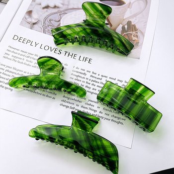 Shark Clip hajcsat, kézzel készített, acetát anyag, Yiwu eredet, őszi 2022