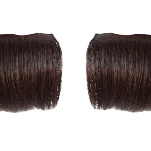 Plaukų pagalvėlės abiejose parukės pusėse, plaukų šaknų tūrio įrenginys, nematoma vienos dalies plaukų pakeitimo priemonė moterims