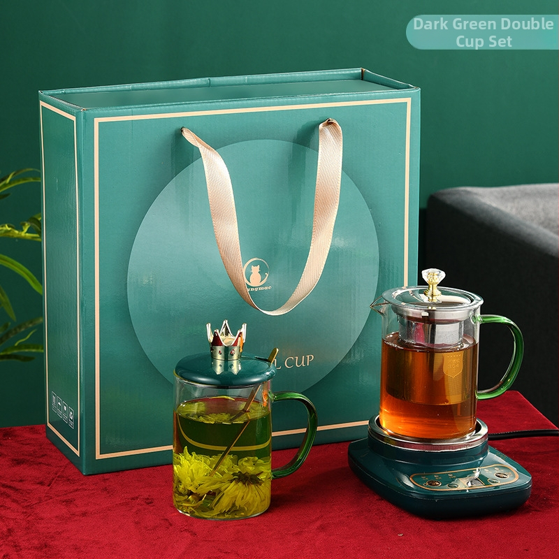 Vārām tējas kannu no borosilikāta stikla, DA-045, 1 L, 360 W, 220 V, pogu vadība, termostats KSD