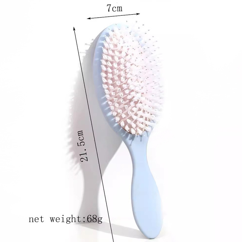 ABS masāžas ķemme ar gaisa spilvenu, matēta virsma, bērniem, palielina sakņu tilpumu un izlīdzina matus, matu kopšana, privāta zīmola apstiprināta