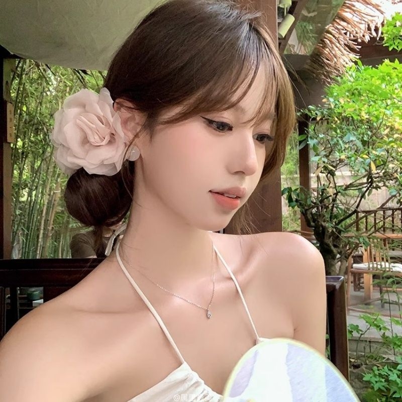 Akrilni klips za kosu u obliku ajkule, završni premaz pečenjem, vila stil, svježe i slatko, proljeće 2025 izlazak