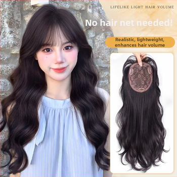 BF Big Wave Naiste Parukas — kõrge temperatuuriga kiud, mehhaaniline valmistus, pikk lokkis parukas sirgete või kaldu kiiluga, kerge ja mahukas