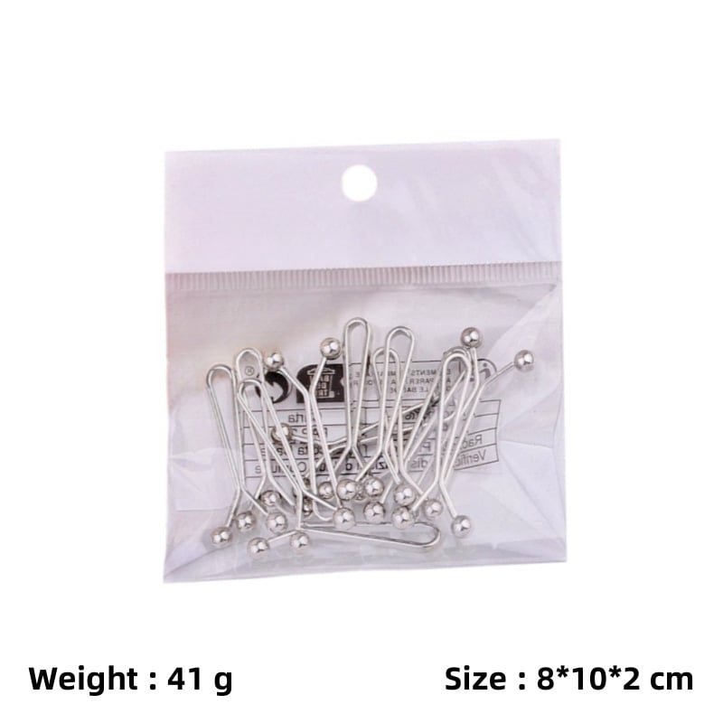 Fém fejkendő-clip, U-alakú, etnikus női kiegészítő, gyémánt betéttel, elektroplakálás