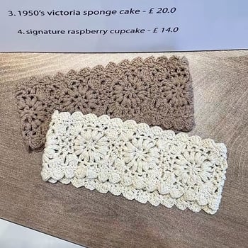 Ženska traka za kosu - Ručno izrađena u japansko-korejskom stilu, široka pletena pamuk traka, detalj šupljeg cvijeta, za pranje lica, jednostavan modni dodatak, proljeće 2025