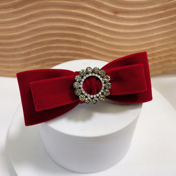 Velvet Top Clip za kosu, ručna izrada, ženski stil korejski, Yiwu Xinfei