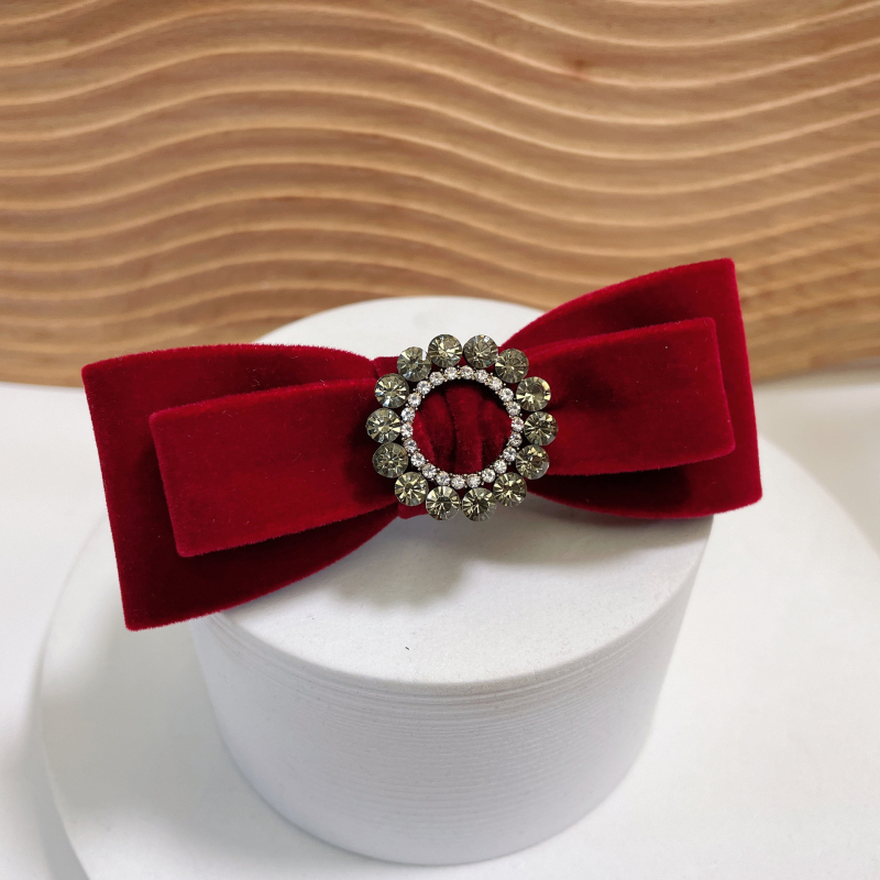 Velvet Top Clip za kosu, ručna izrada, ženski stil korejski, Yiwu Xinfei