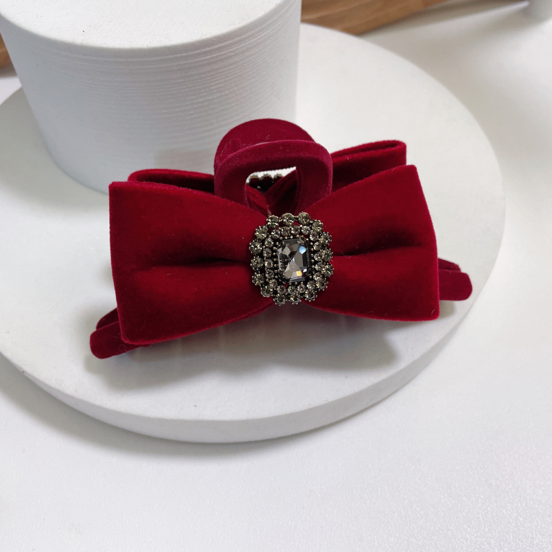 Velvet Top Clip za kosu, ručna izrada, ženski stil korejski, Yiwu Xinfei