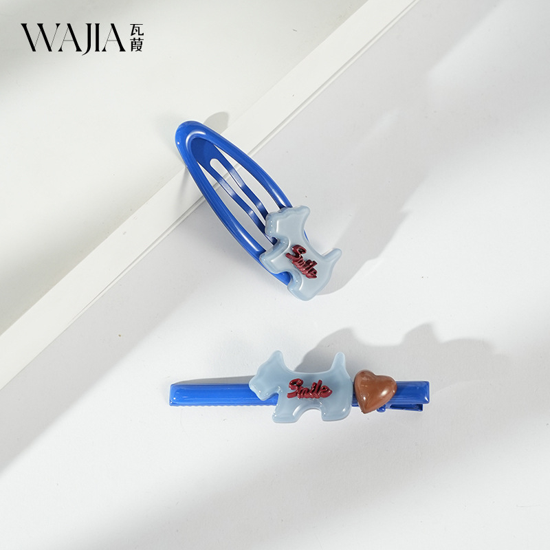 Wajia set agrafe pentru păr din rășină – clip lateral, lucrate manual, pentru femei