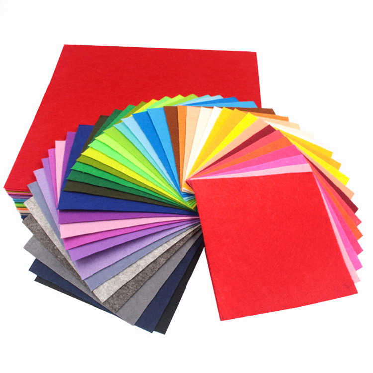Kit materiale din țesătură nețesută pentru proiecte DIY – set cu 20 de culori, gata de tăiere, vara 2021