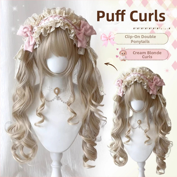 Feiqi TD-627 Sievietes garā cirtas parūka ar taisnām bangs, mašīniski ražota, augstas temperatūras zīda materiāls, nav krāsojama vai permanentēt