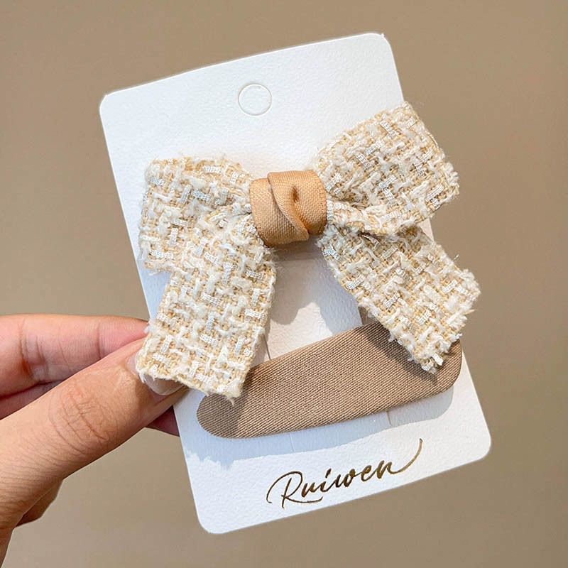 Accesoriu pentru cap: clips de păr plușat în formă de urs, stil coreean, pentru breton, iarnă 2024, proaspăt și drăguț