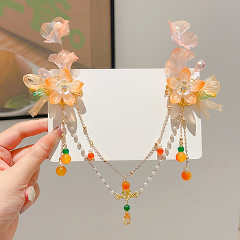 Senlaicīgu stilu matu aksesuāri: pieres ķēde, matu spraudes un kuloni, rokām darināts metāla ornaments, atsevišķs iepakojums, izcelsme Yiwu, izlaišana pavasarī 2025