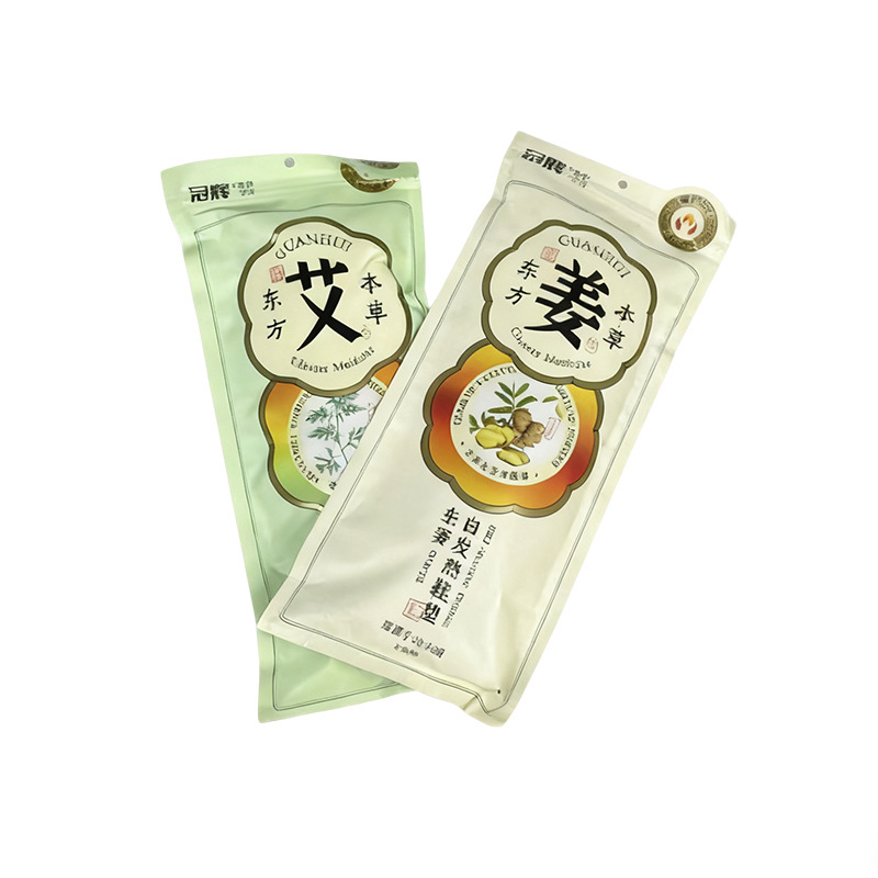 Vienreizējās zolītes mugwort un ingvera tvaika apkures pašsildītās zolītes, pilna zolīte, modeļi GH-1612/GH-1613/GH-1614/GH-1615, universāls pieaugušais