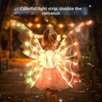 Jia pai LED Šviesūs Sparnai – Nugaros Priedas Mergaitėms, Amžius 15–35