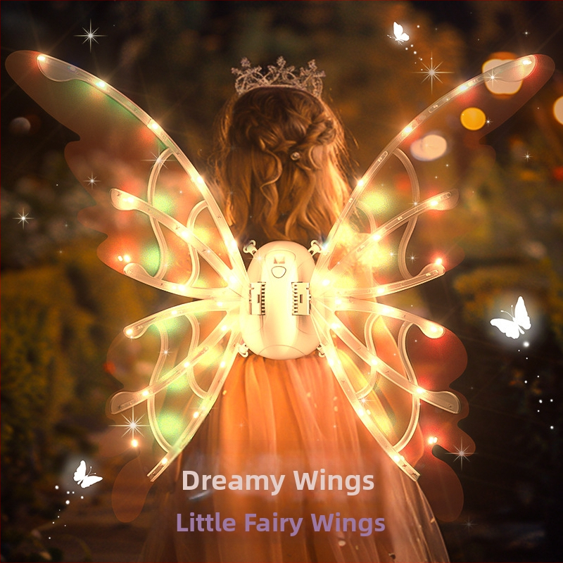Jia pai LED Gaismas Spārni – Muguras Aksesuārs Meitenēm, Vecums 15–35
