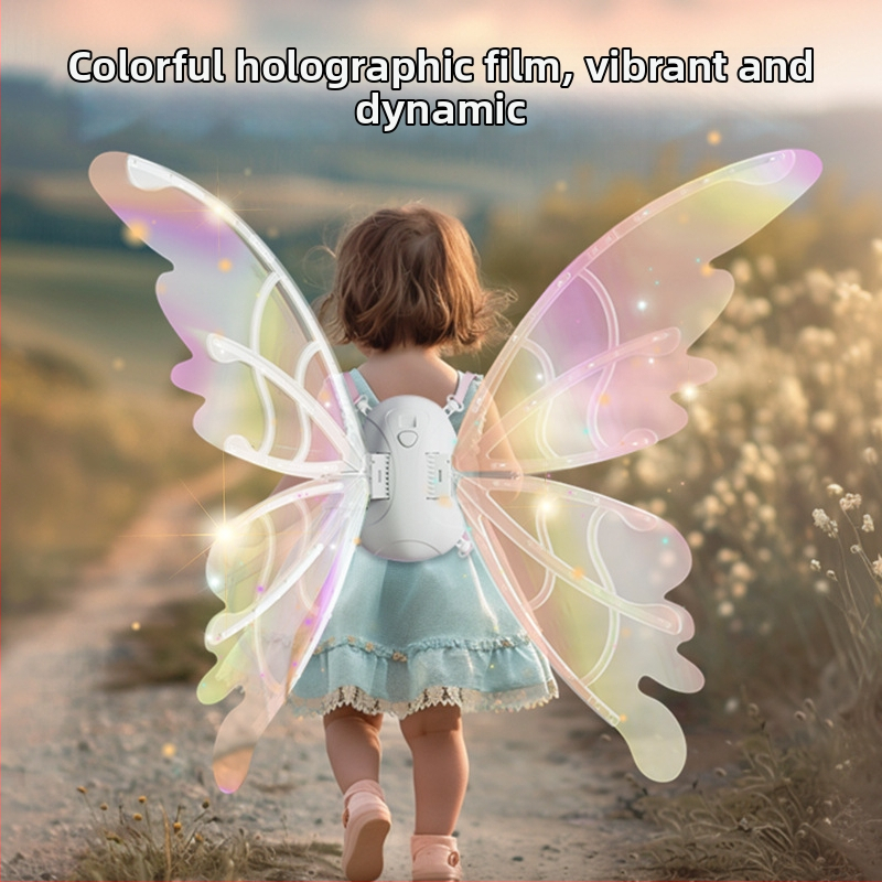 Jia pai LED Šviesūs Sparnai – Nugaros Priedas Mergaitėms, Amžius 15–35