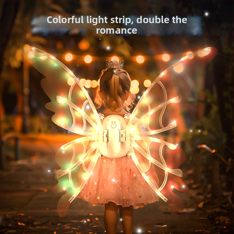 Jia pai LED Šviesūs Sparnai – Nugaros Priedas Mergaitėms, Amžius 15–35