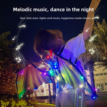 Elektrinis dinozauro sparnų žaislas berniukams su judančiais sąnariais, šviesa ir muzika