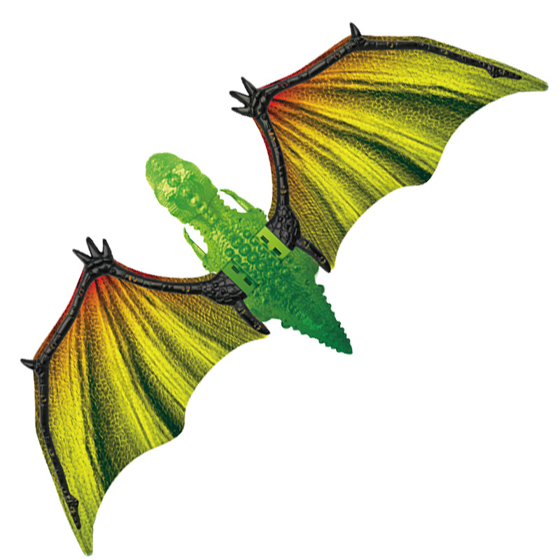 Elektrinis dinozauro sparnų žaislas berniukams su judančiais sąnariais, šviesa ir muzika