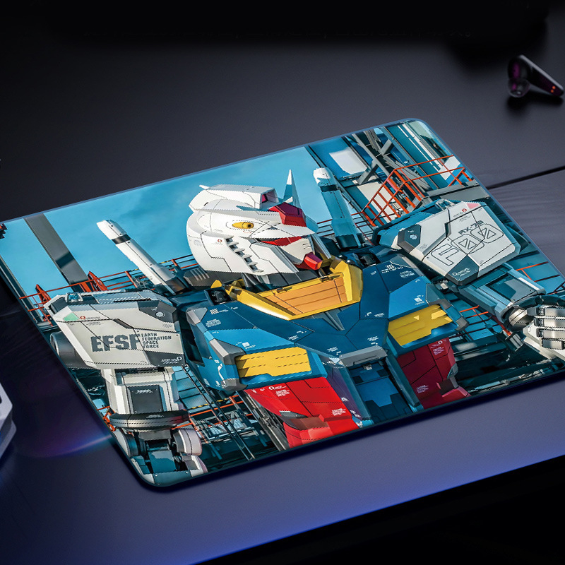 Gundam kreslená podložka na stôl, obojstranná, protišmyková guma, model F-A5