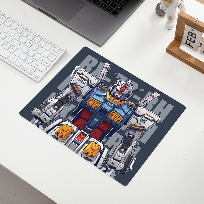 Gundam kreslená gumová podložka pod stôl – dvojstranná protišmyková podložka pod myš s logom, OEM prispôsobenie (Model F-A5)