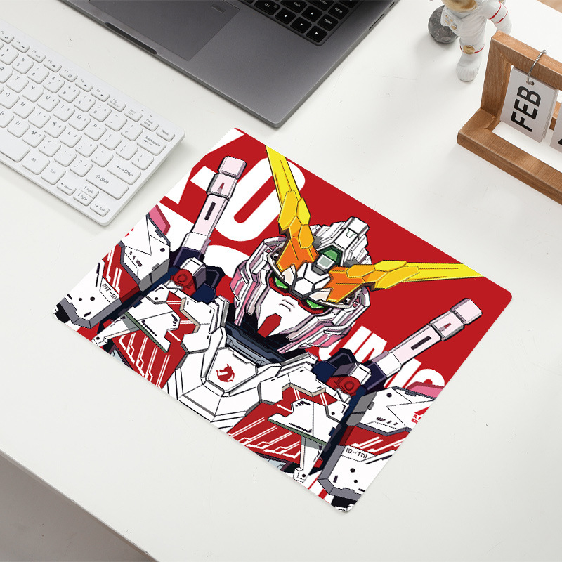 Gundam kreslená gumová podložka pod stôl – dvojstranná protišmyková podložka pod myš s logom, OEM prispôsobenie (Model F-A5)