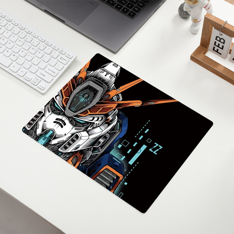Gundam kreslená gumová podložka pod stôl – dvojstranná protišmyková podložka pod myš s logom, OEM prispôsobenie (Model F-A5)
