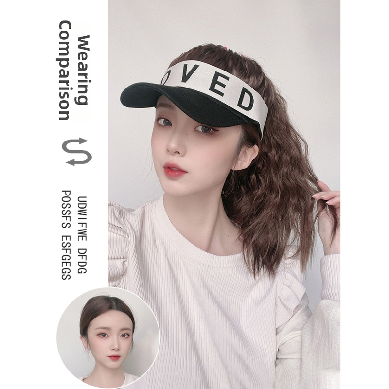 Viengabala poniju astes parūka ar pilnu galvas pārklājumu, īss garums, augstas temperatūras šķiedra, Korejas stils (TM28-5 TM28-1 TM28-3)