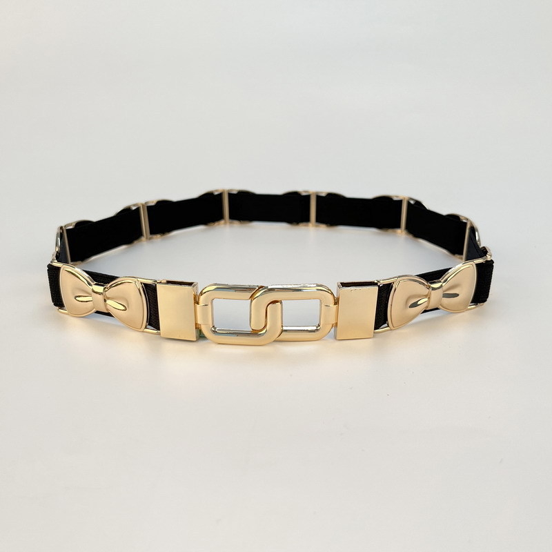 Brat elastic talie pentru rochie, pânză, stil european-american, cu buclă simplă, personalizabil