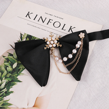 Παπιγιόν για γιακά με διακοσμητικό άνθος, ρόμβος οργάνωση, ζακάρντ, πολυεστέρας, στυλ βέλος, ανδρικό επιχειρηματικό