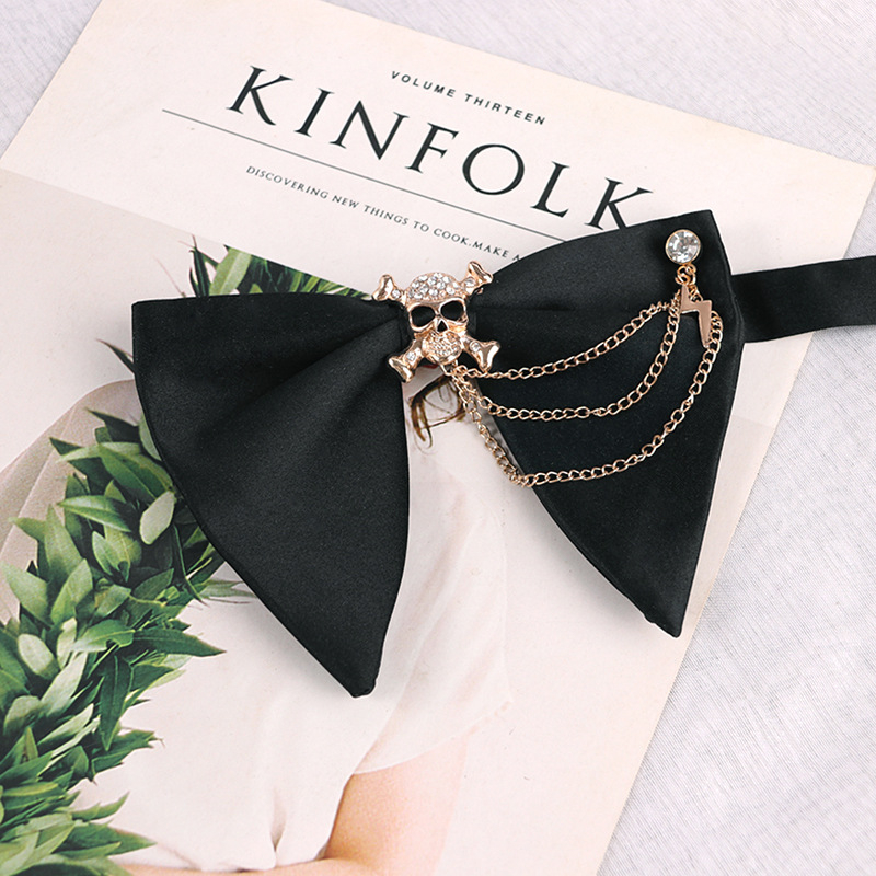 Παπιγιόν για γιακά με διακοσμητικό άνθος, ρόμβος οργάνωση, ζακάρντ, πολυεστέρας, στυλ βέλος, ανδρικό επιχειρηματικό