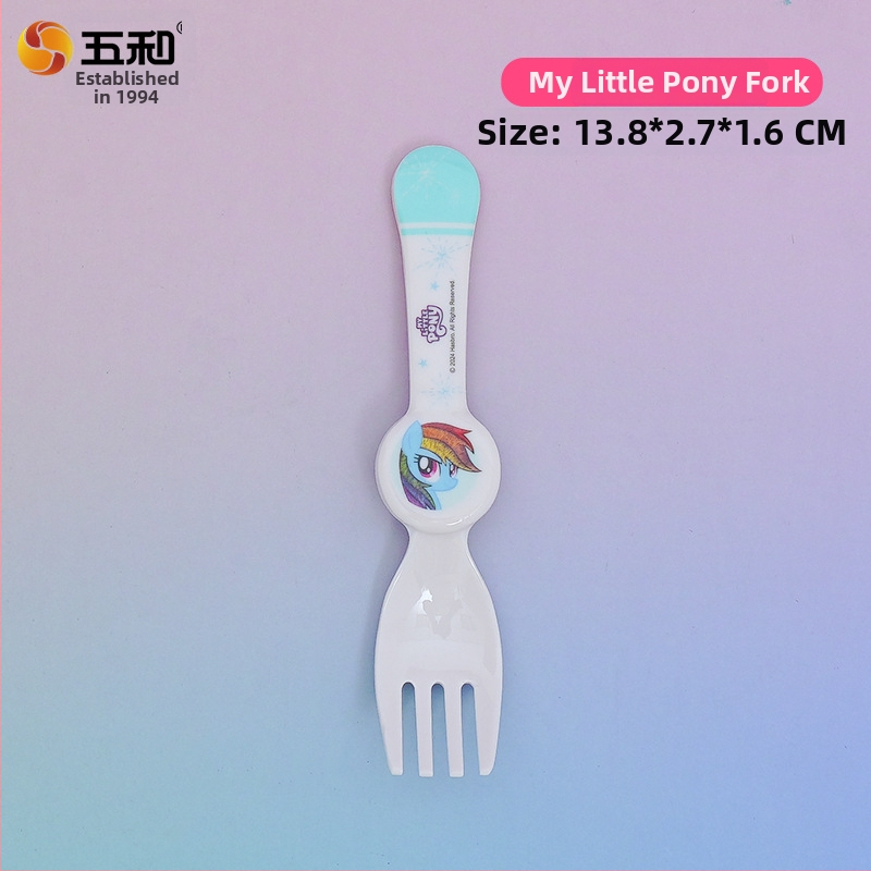 Bērnu karote, pārtikas klases plastmasa, mīļš karikatūru dizains, derīga desertiem un zīdaiņu ēdināšanai, pirmās klases kvalitāte