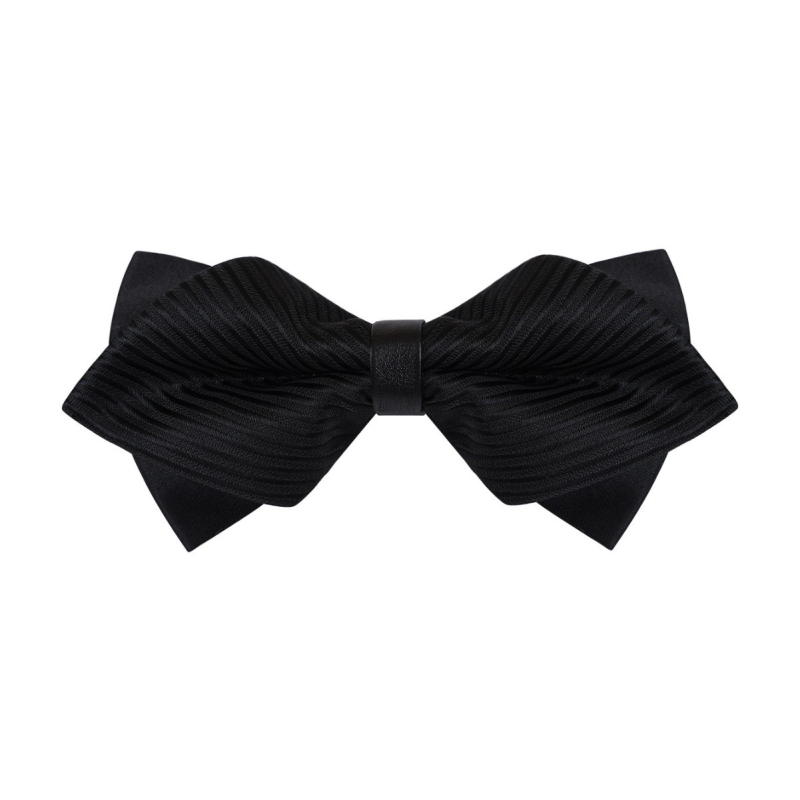 Unisex leptir mašna, akril, cvjetni uzorak, dvostruko slojevita, poslovni stil