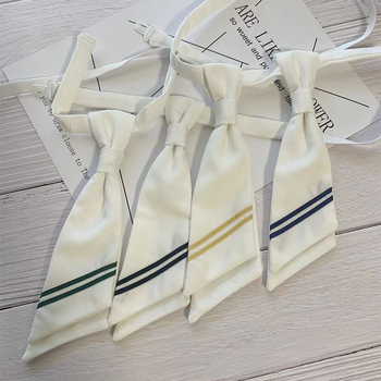 Unisex πολυεστερικό φιογκάκι για γιακά με άνθος – επίπεδη κεφαλή, ιαπωνικού στυλ αξεσουάρ για γιακά, μονοχρωμα γεωμετρικό σχέδιο