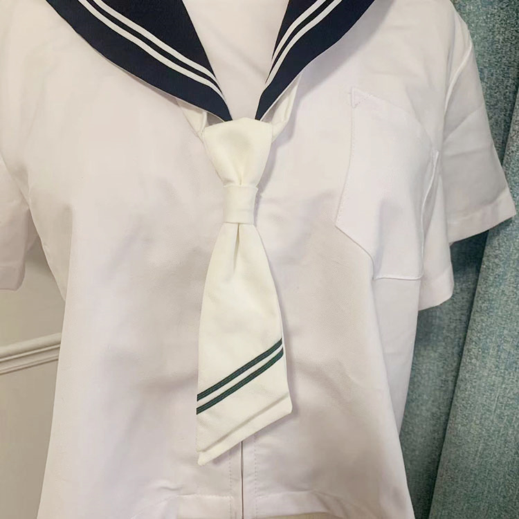 Unisex πολυεστερικό φιογκάκι για γιακά με άνθος – επίπεδη κεφαλή, ιαπωνικού στυλ αξεσουάρ για γιακά, μονοχρωμα γεωμετρικό σχέδιο