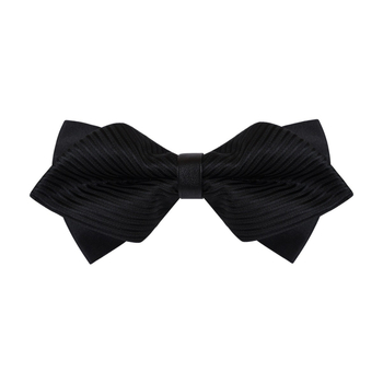 Διπλό φιογκάκι γραβάτας, ακρυλικό, φλοράλ μοτίβο, μυτερή άκρη, ανδρικό επαγγελματικό στυλ.