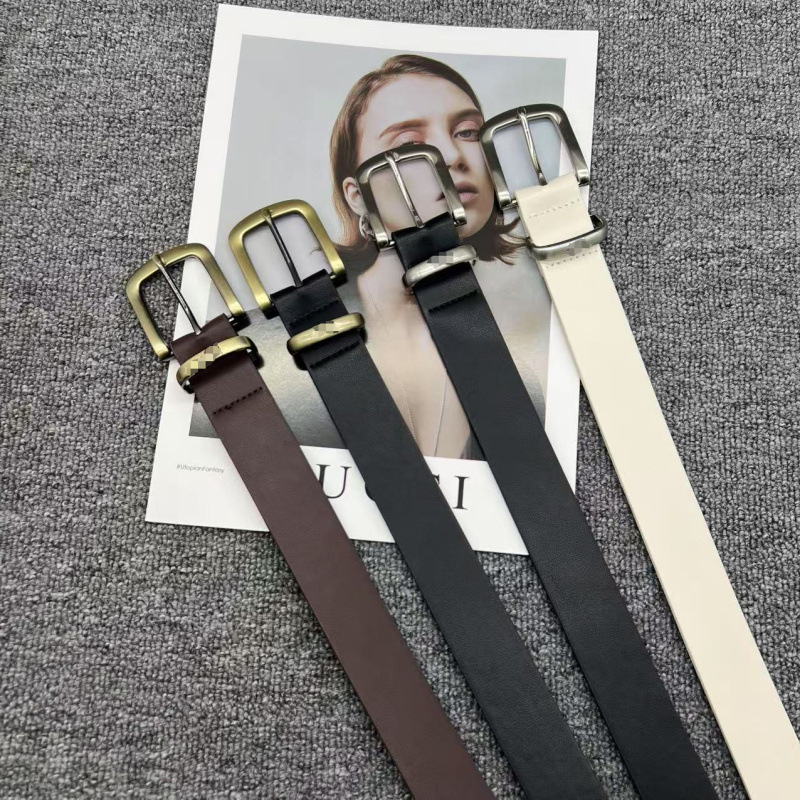 PU kožni pojas s metalnom kopčom na iglu, širina 2–4 cm, unisex, lagani luksuzni stil