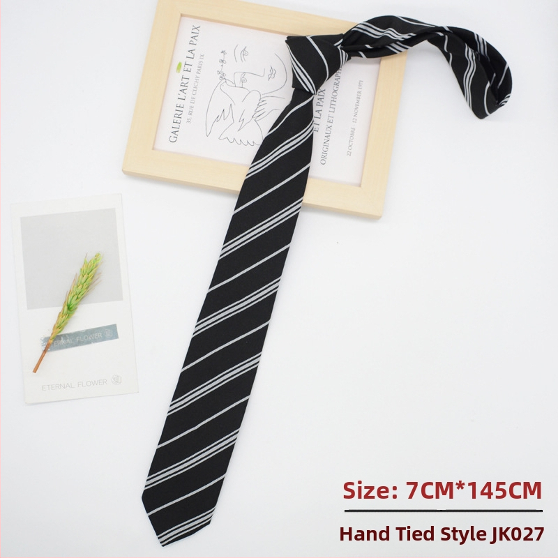 Pruhovaná kravata, unisex, šípový štýl, polyestrové vlákno, pôvod Shengzhou, Zhejiang