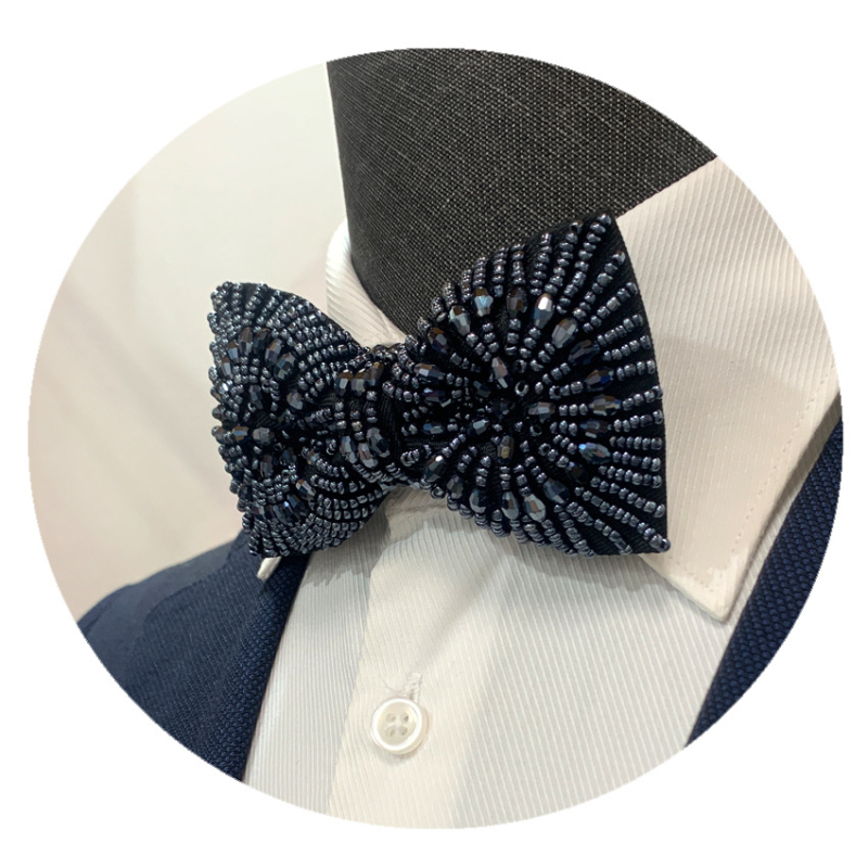 Γραβάτα με κρύσταλλα, ριγέ σχέδιο, επίπεδη κεφαλή, unisex, για άνδρες