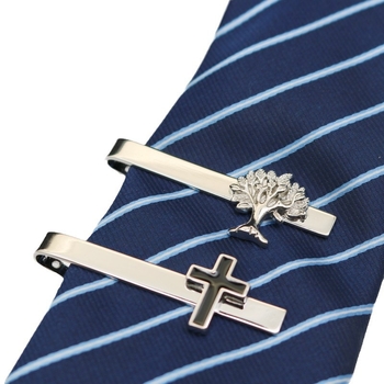 Κλιπ γραβάτας με σταυρό, ενιαίος σχεδιασμός, χαλκός, ηλεκτροπλατιωμένη φινίρισμα
