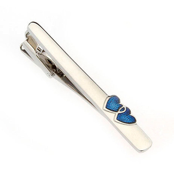 Jiuhui clips pentru cravată din alamă, stil fashion OL, unisex, placare electrolitică, cristale cu efect de picurare