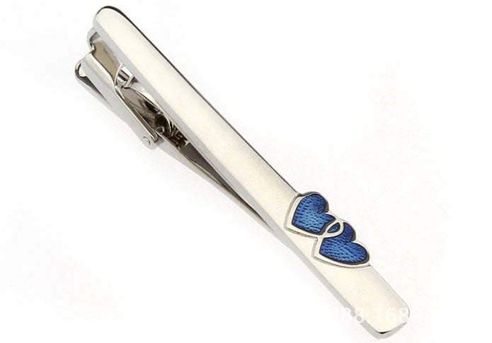 Jiuhui clips pentru cravată din alamă, stil fashion OL, unisex, placare electrolitică, cristale cu efect de picurare