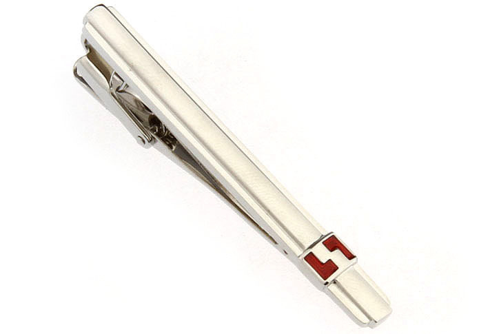 Jiuhui clips pentru cravată din alamă, stil fashion OL, unisex, placare electrolitică, cristale cu efect de picurare