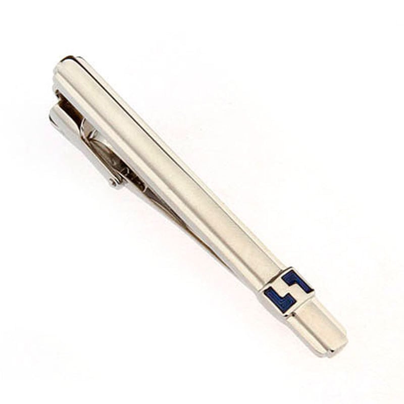 Jiuhui clips pentru cravată din alamă, stil fashion OL, unisex, placare electrolitică, cristale cu efect de picurare