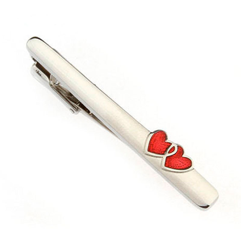 Jiuhui clips pentru cravată din alamă, stil fashion OL, unisex, placare electrolitică, cristale cu efect de picurare